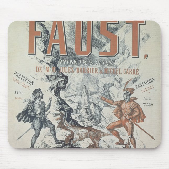 Poster advertising 'Faust' Mouse Mat (Front)