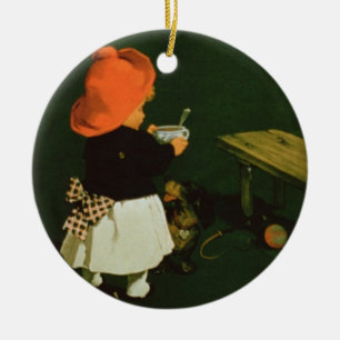 Poster advertising for 'Kathreiner's Malt Coffee' Ceramic Tree Decoration