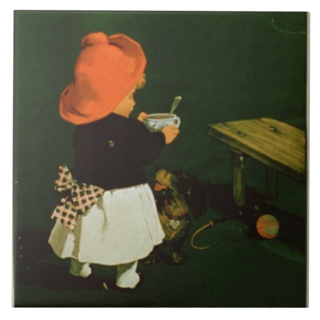 Poster advertising for 'Kathreiner's Malt Coffee' Tile (Front)