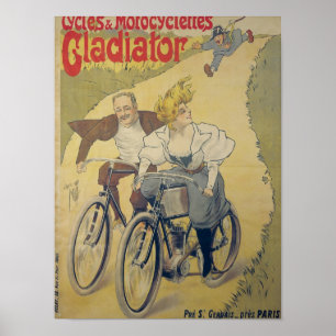 Poster advertising Gladiator bicycles
