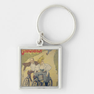 Poster advertising Gladiator bicycles Key Ring