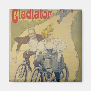 Poster advertising Gladiator bicycles Magnet