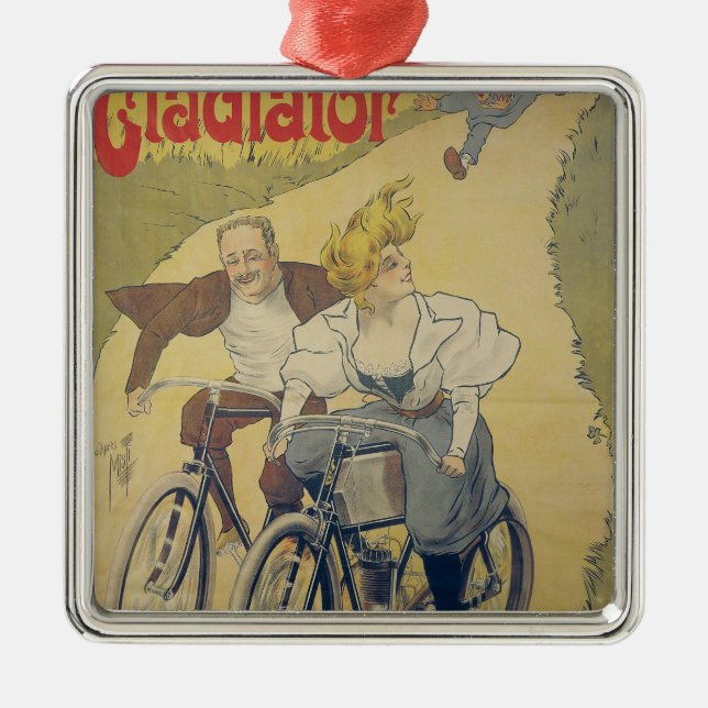 Poster advertising Gladiator bicycles Metal Tree Decoration (Front)