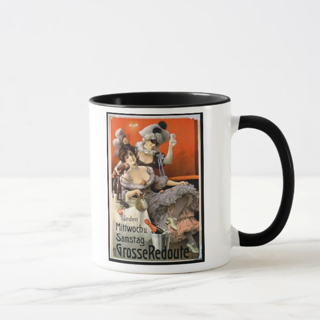 Poster Advertising 'Grosse Redoute' (colour litho) Mug (Right)