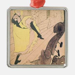 Poster advertising Jane Avril Metal Tree Decoration