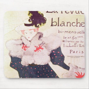 Poster advertising 'La Revue Blanche', 1895 Mouse Mat