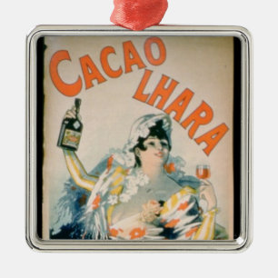Poster advertising 'Lhara Creme de Cacao', Digon ( Metal Tree Decoration