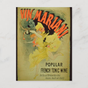 Poster advertising 'Mariani Wine, Popular French T Postcard