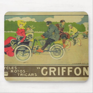 Poster advertising mouse mat