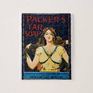 Poster advertising 'Packer's Tar Soap' (colour lit Jigsaw Puzzle