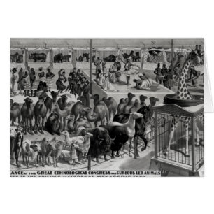 Poster advertising, 'The Barnum and Bailey