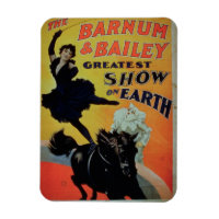 Poster advertising 'the Barnum and Bailey Greatest