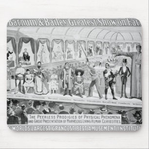 Poster advertising, 'The Barnum and Bailey Mouse Mat