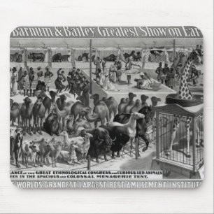Poster advertising, 'The Barnum and Bailey Mouse Mat