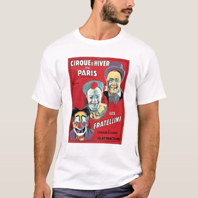 Poster advertising the 'Cirque d'Hiver de Paris' T-Shirt (Front)