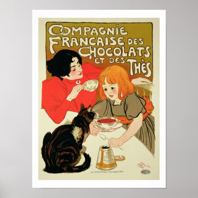 Poster Advertising the French Company of Chocolate (Front)