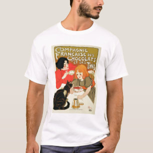 Poster Advertising the French Company of Chocolate T-Shirt