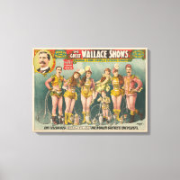 Poster Advertising The Great Wallace Shows Circus