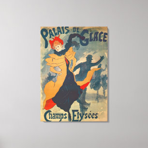 Poster advertising the Palais de Glace Canvas Print