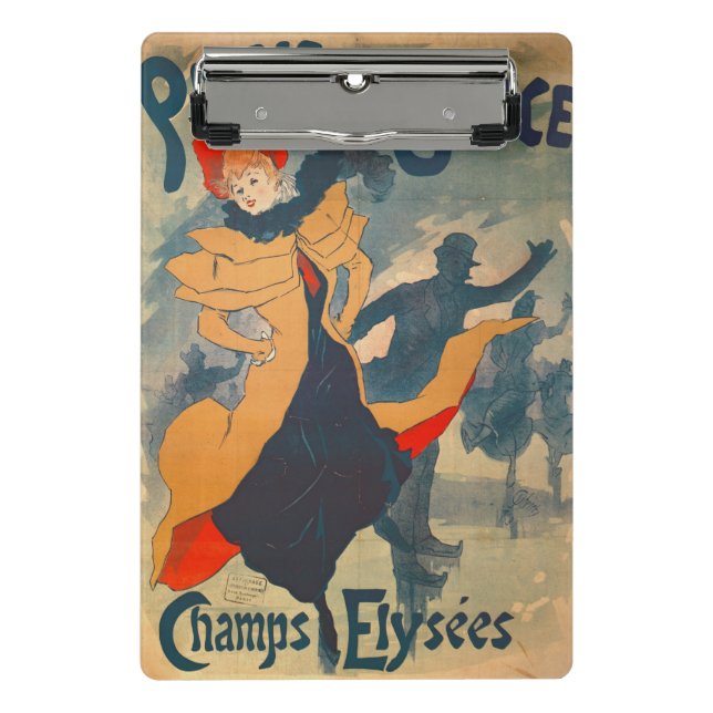 Poster advertising the Palais de Glace Mini Clipboard (Front)