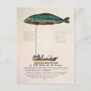 Poster advertising the subscription postcard