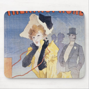 Poster Advertising the 'Theatrophone' Mouse Mat