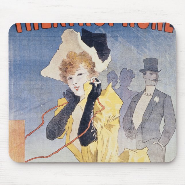 Poster Advertising the 'Theatrophone' Mouse Mat (Front)