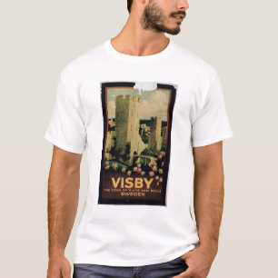 Poster advertising the town of Visby, Sweden (colo T-Shirt