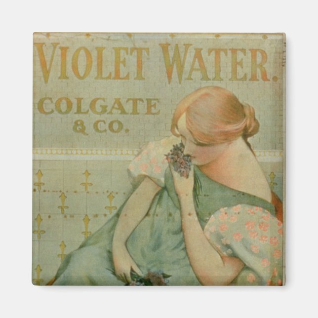 Poster advertising 'Violet Water', by Colgate & Co Magnet (Front)