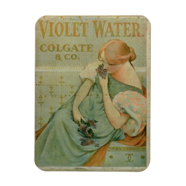 Poster advertising 'Violet Water', by Colgate & Co Magnet (Vertical)