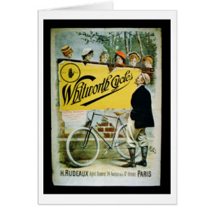 Poster advertising 'Whitworth Cycles', Paris (colo