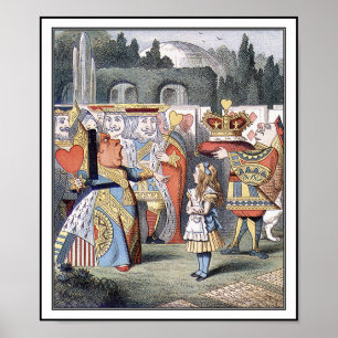 Poster: Alice meets the Queen of Hearts Poster