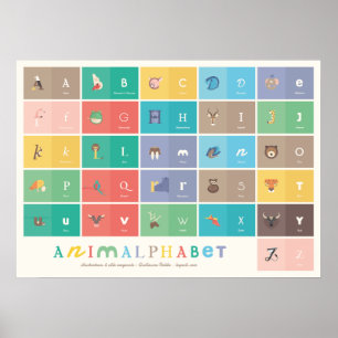Poster Animalphabet