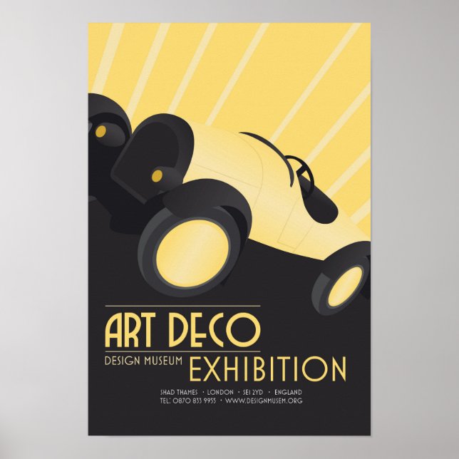 Poster - Art Deco Design Museum Exhibition (Front)