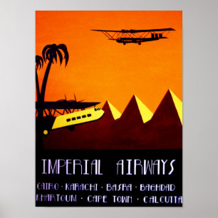 Poster - Art Deco Imperial Airways