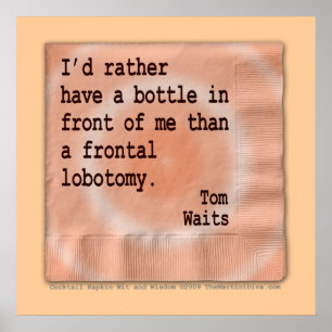 Poster, Art - Frontal Lobotomy Poster