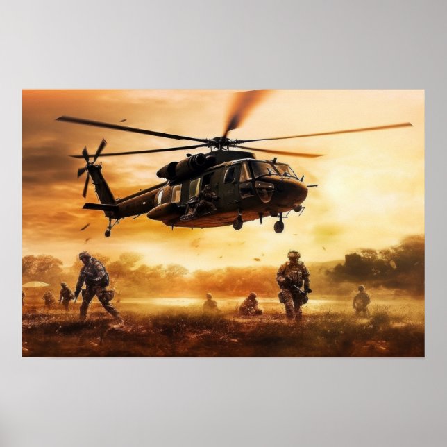 Poster Art Military Action Scene (Front)