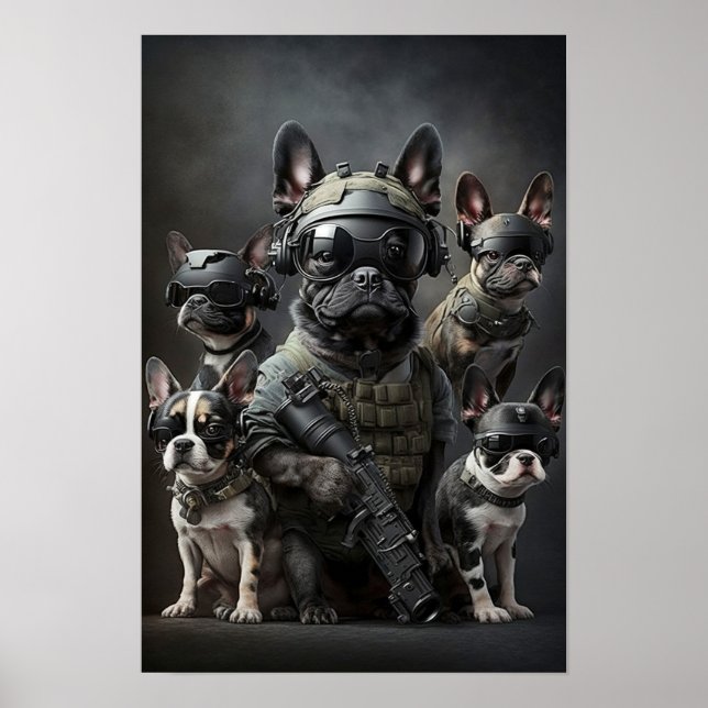 Poster Art Military Dogs (Front)