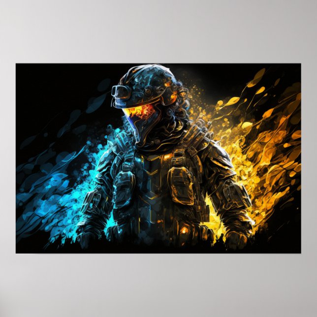 Poster Art Military Person (Front)