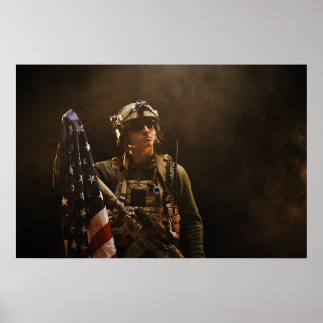 Poster Art Military Soldier (Front)