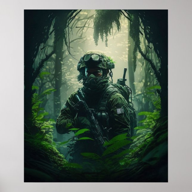 Poster Art Military Soldier (Front)