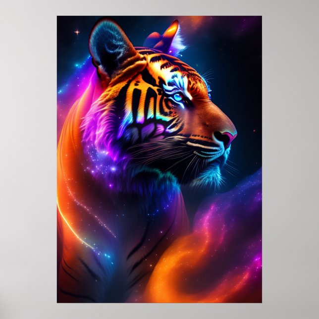 Poster Art Rainbow Tiger (Front)