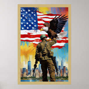 Poster Art Watchman Soldier