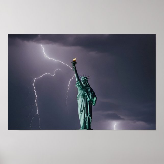Poster art with original Statue Liberty design  (Front)