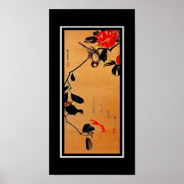 Poster Asian Vintage Art Utagawa Hiroshige, Japan (Front)
