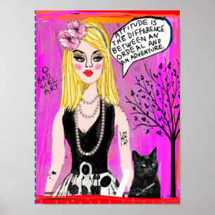 POSTER-Attitude is the difference between an ordea Poster