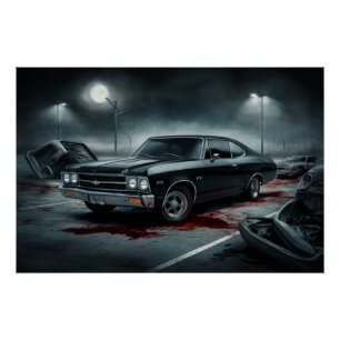 Poster Auto Noir 08