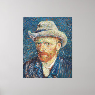 Poster Auto portrait of Van Gogh Canvas Print