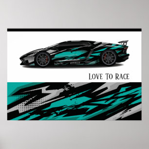 Poster Auto Racing