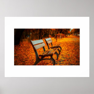 Poster-Autumn Fall Scene Poster